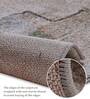 Grey Abstract Polypropylene 6 Ft X 4 Ft Machine Made Carpet
