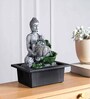Grey Buddha Lotus Indoor Table Fountain