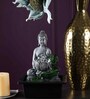 Grey Buddha Lotus Indoor Table Fountain
