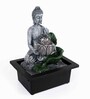Grey Buddha Lotus Indoor Table Fountain