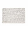 Grey Cadie Rectangular Textured PVC Dining Table Placemat