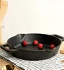 Pre Season Skillet 10.2 Inch Hard Anodised Black Cast Iron Frying Pan