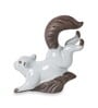 Grey Ceramic Ceramic Squirrel Garden Figurine
