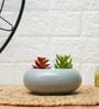 Grey Ceramic Desk Pot