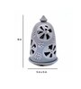 Grey Ceramic Petre Candle Lamp Light Holder