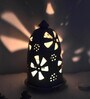 Grey Ceramic Petre Candle Lamp Light Holder