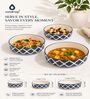 Grey Ceramic Serving Bowl Set of 3 (500 ML, 600 ML & 800 ML)