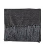 Grey Chenille Plain Solid Pattern 60 X 50 Inch Throw