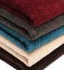 Grey Chenille Plain Solid Pattern 60 X 50 Inch Throw