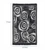 Grey Chenille Abstract 4.5 X 7 Feet Hand Woven Carpet