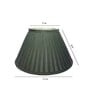 Grey Color Knife Pleated Cone Lampshade