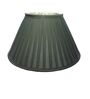 Grey Color Knife Pleated Cone Lampshade