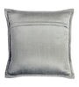 Grey Traditional Chenille 16 x 16 Inches Cushion Covers (Set of 2)