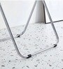 Grey Colour Acrylic Finish Folding Ether Chair