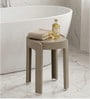 Grey Colour Acrylic Finish Modern Multi-Purpose End Table
