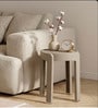 Grey Colour Acrylic Finish Modern Multi-Purpose End Table
