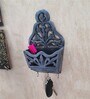 Grey Colour Sheesham Wood Key Holder in Distress Finish