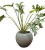 Grey Concrete Grey Giant Small Floor Planter
