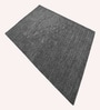 Grey Contemporary Wool And Cotton 8 X 5 Feet Hand Tufted Carpet