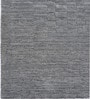 Grey Contemporary Wool And Cotton 8 X 5 Feet Hand Tufted Carpet