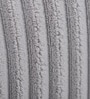 Grey Coral Fleece  Solid 450 Gsm Bath Towel Set Of 3