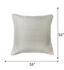 Grey Cotton  Traditional 16x16 inches Cushion Covers (1pc)
