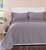 Grey Cotton 100 GSM AC Room Quilted 1 Single Bed Comforter Eliott Collection