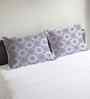 Grey Cotton 27x18 Inches Pillow Covers (Set of 2)