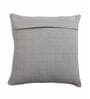 Grey Geometric Cotton 16 x 16 Inches Cushion Covers (Set of 2)