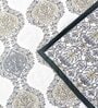 Grey Cotton Abstract 144 TC Single Dohar