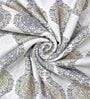 Grey Cotton Abstract 144 TC Single Dohar