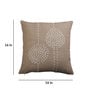 Grey Cotton Textured 16 x 16 Inches (Set Of 5) Cushion Covers