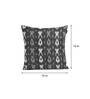 Grey & White Abstract Cotton 16 x 16 Inch Cushion Cover
