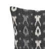 Grey & White Abstract Cotton 16 x 16 Inch Cushion Cover