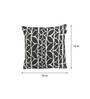 Grey Abstract Cotton 16 x 16 Inch Cushion Cover