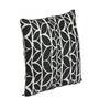 Grey Abstract Cotton 16 x 16 Inch Cushion Cover