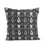 Grey & White Abstract Cotton 16 x 16 Inch Cushion Cover