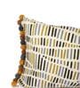 Grey Abstract Cotton 14 x 26 Inches Cushion Cover