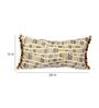 Grey Abstract Cotton 14 x 26 Inches Cushion Cover