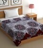 Grey Cotton Floral 400 GSM Single Bed Comforter