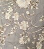 Grey Cotton Floral 500 GSM Double Bed Comforter