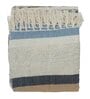 Multicolor Cotton Stripes 54X48 Inches Throw