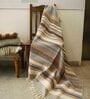 Multicolor Cotton Stripes 54X48 Inches Throw