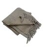 Brown Cotton Solid 60X48 Inches Reversible Throw