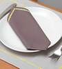 Cory (13x19) Grey & Yellow Cotton & Polyester (Set of 12) Placemat