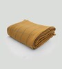 Ochre Banana Double Cloth Checkered 300 GSM Bath Towel