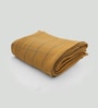 Ochre Banana Double Cloth Checkered 300 GSM Bath Towel with Gift Box