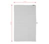 Grey Aloevera Double Cloth Striped 300 GSM Bath Towel with Gift Box