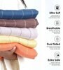 Ochre Banana Double Cloth Checkered 300 GSM Bath Towel with Gift Box