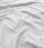 Grey Aloevera Double Cloth Striped 300 GSM Bath Towel with Gift Box